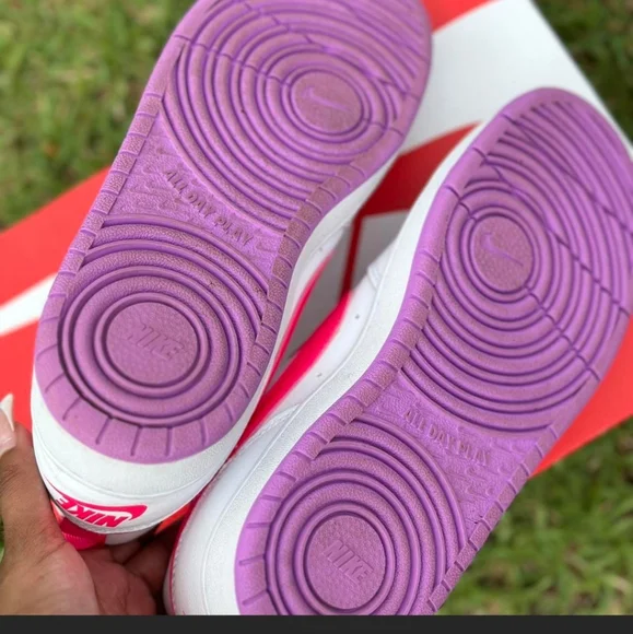 WOMEN'S SIZE 7 NIKE COURT BOROUGH LOW 2 (GS] - Picture 7 of 7